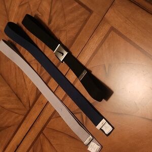 Nike adjustable canvas strap belt